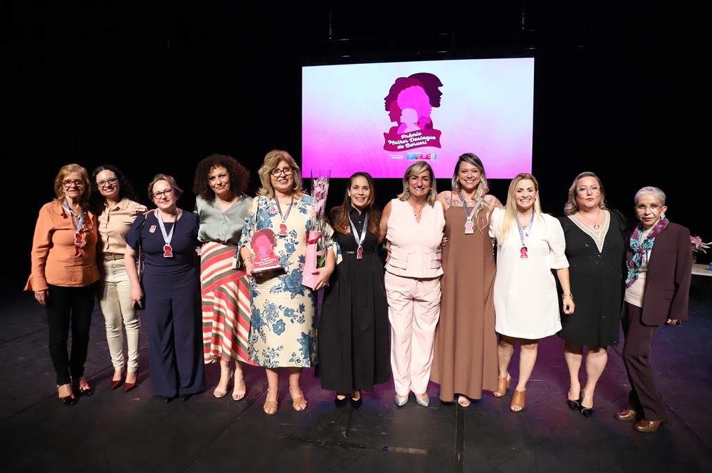 Barueri celebra protagonismo feminino com a 6ª edição do Prêmio Mulher Destaque